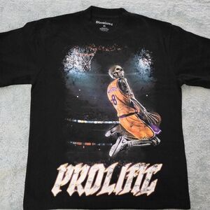 Dismissed Kobe Skeleton "Prolific Beast" Black Graphic Tee sz L